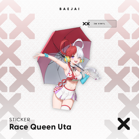 Race Queen Uta Sticker