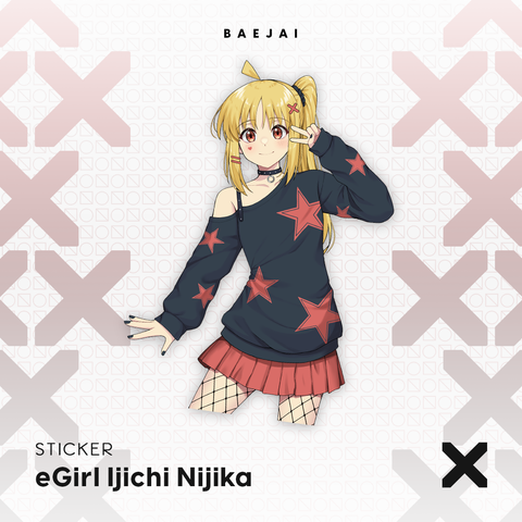 eGirl Nijika Sticker PREORDER