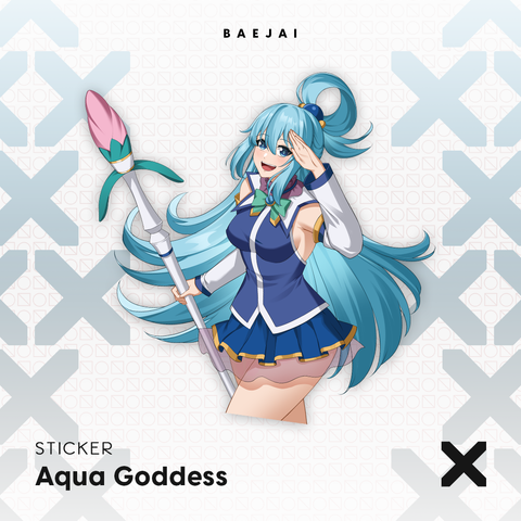 Aqua Goddess Sticker