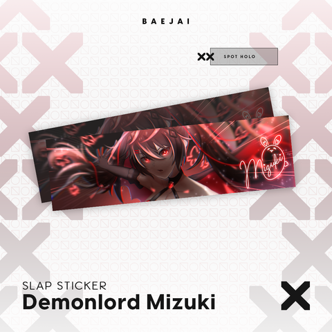 Demonlord Mizuki Slap Sticker