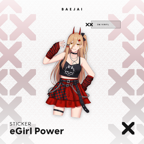 eGirl Power Sticker