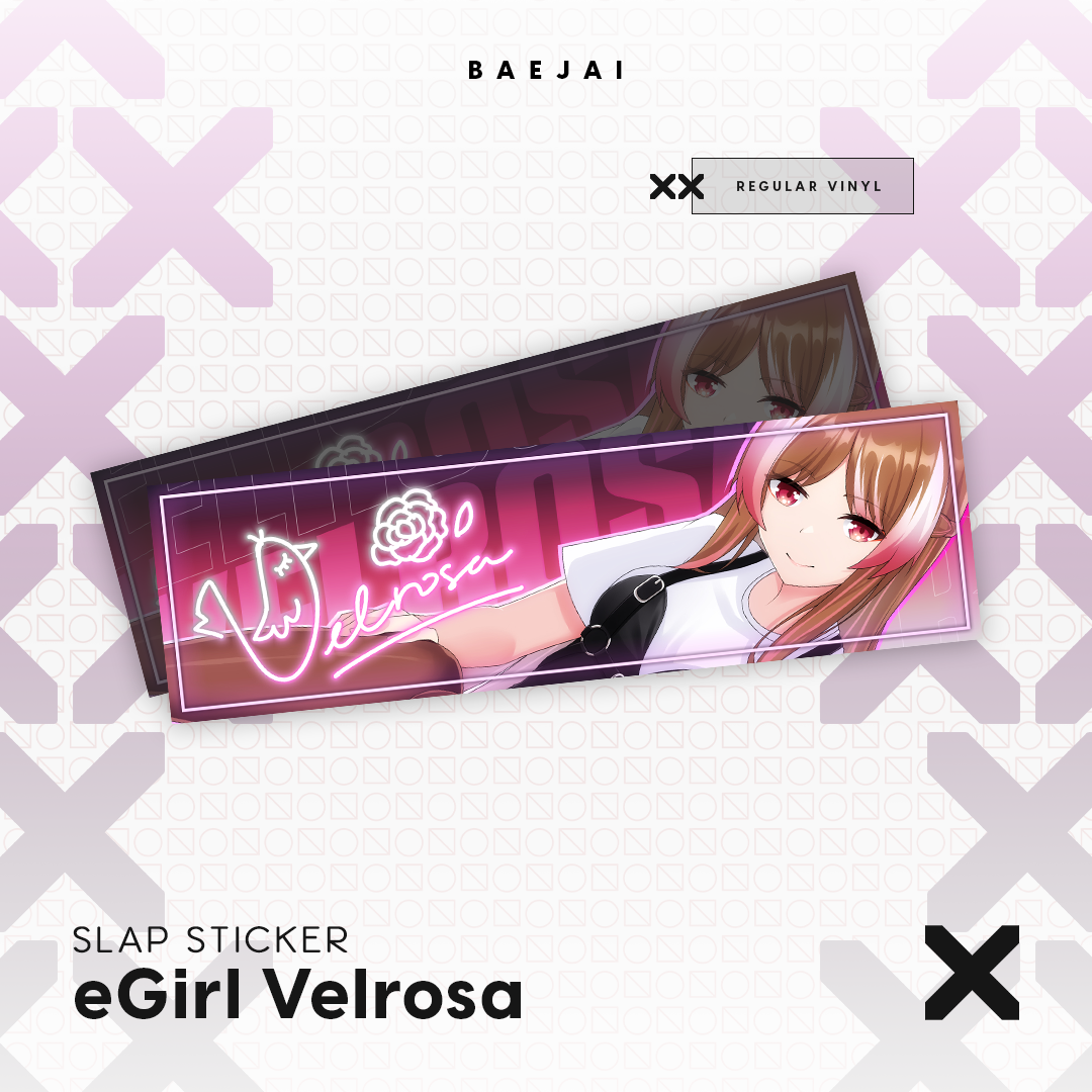 Egirl Velrosa Slap Sticker Baejai