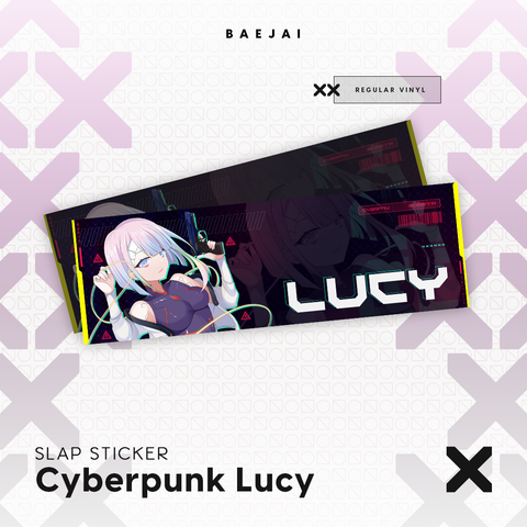 Cyberpunk Lucy Slap Sticker