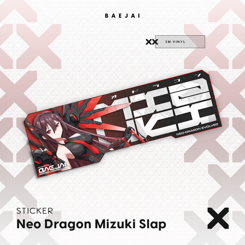 Neo Dragon Mizuki Slap Sticker