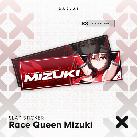 Racequeen Mizuki Slap Sticker