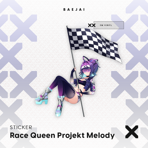 Race Queen Projekt Melody Sticker
