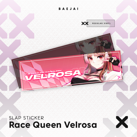 Race Queen Velrosa Slap Sticker