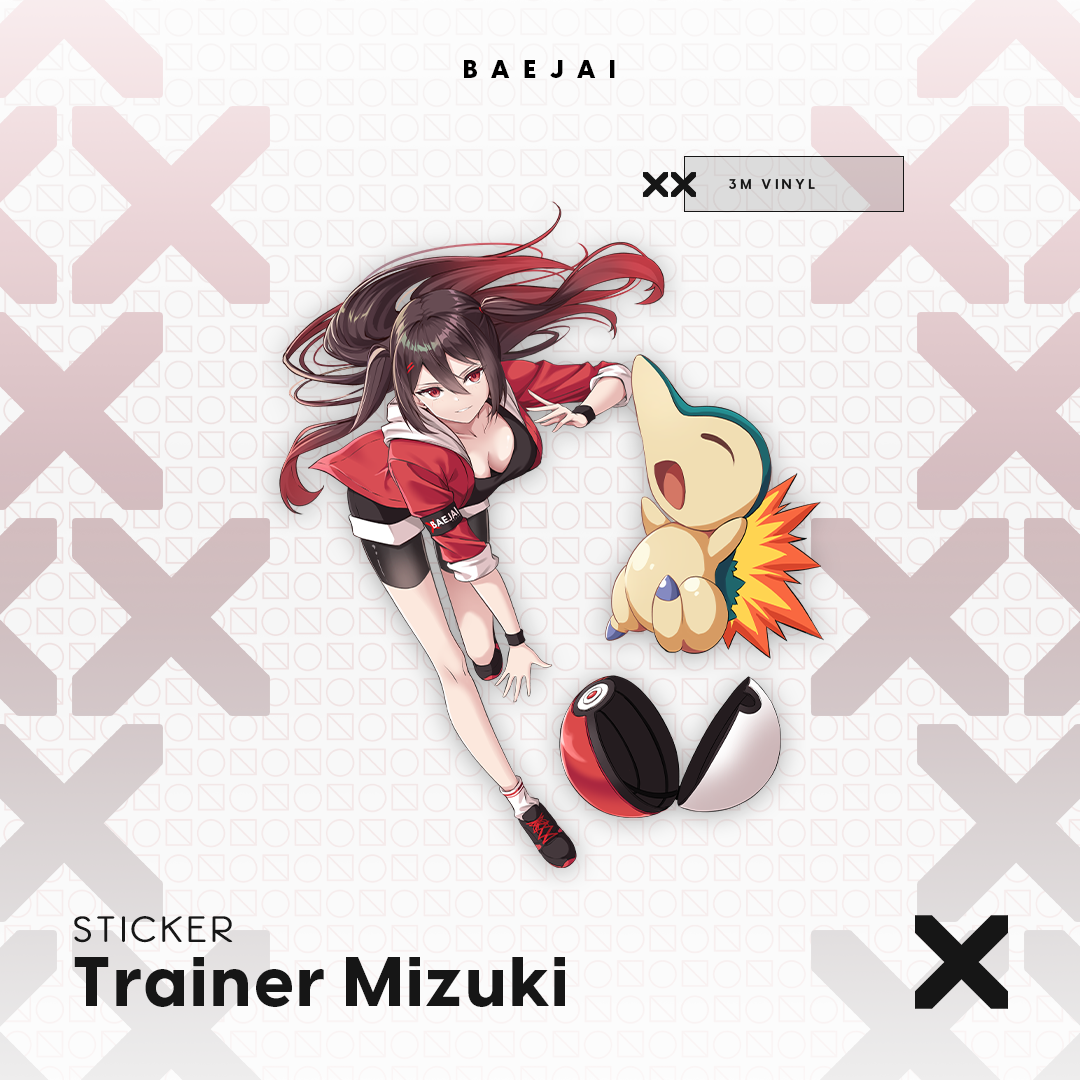 Trauner Sticker Trainer Mizuki Sticker– Baejai