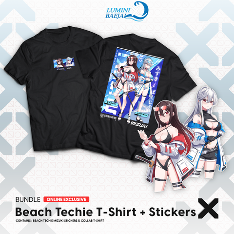 Luminix x Baejai Tshirt + Sticker Bundle