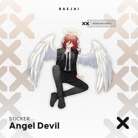 Angel Devil Sticker