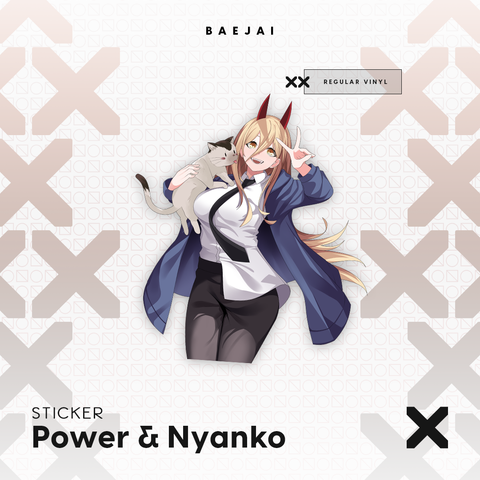 Power & Nyanko Sticker
