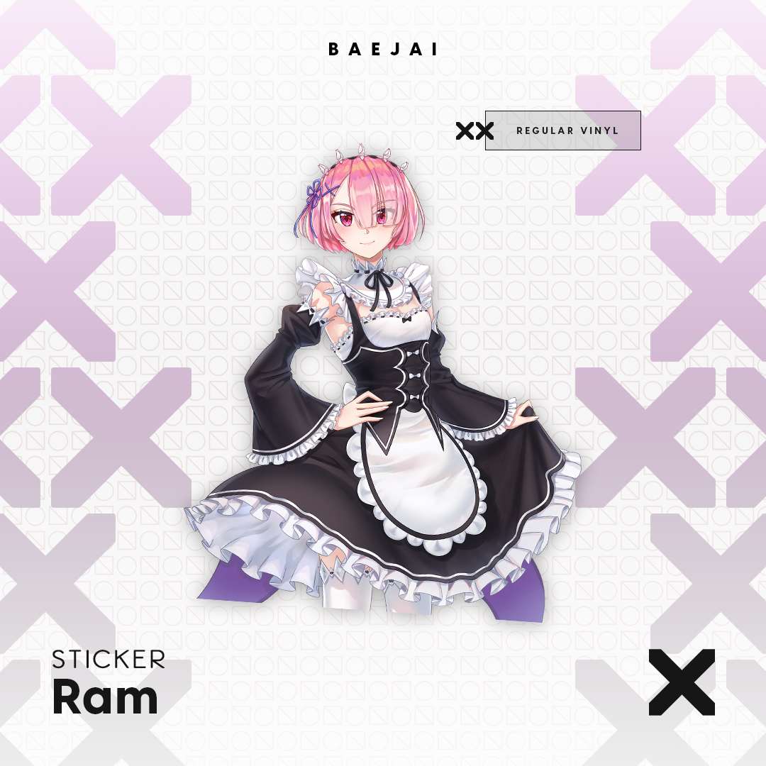 Re:Zero Ram Sticker– Baejai
