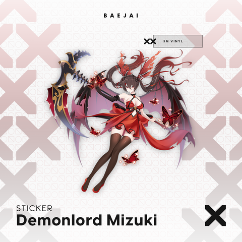 Demonlord Mizuki Sticker