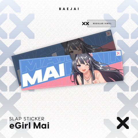 Egirl Mai Slap Sticker