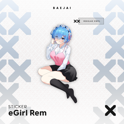 eGirl Rem Sticker