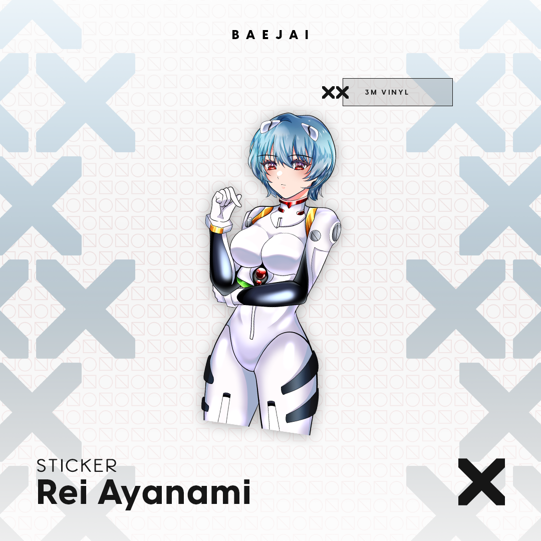 Rei Ayanami Sticker– Baejai